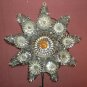 Christmas  Ornament Snowflake Plastic Lighted Vintage