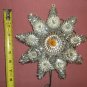 Christmas  Ornament Snowflake Plastic Lighted Vintage