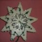 Christmas Ornament Snowflake Plastic Lighted Vintage