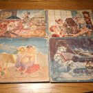 Disney Puzzles Bill Layne Elves Pigs Polar Bears Vintage Christmas