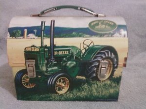 Small Tin John Deere Lunch Box
