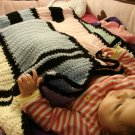 Crocheted Crayon Afghan Blanket