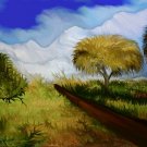 The way to the snowy mountains