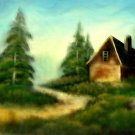 An old cabin in the wild