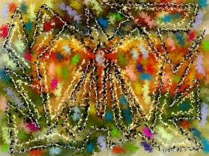 Trapped butterfly