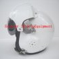 Chinese Military Air Force White Jet Pilot Open Face Motorcycle Helmet & Visor M / L / XL / XXL
