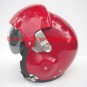 Chinese Military Air Force Red Jet Pilot Open Face Motorcycle Helmet & Visor M / L / XL / XXL