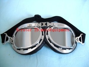 ( 11pcs/lot) T-003 Classical Lenses Protect Motorcycle Sunglasses Halley Goggles Sliver Glasses