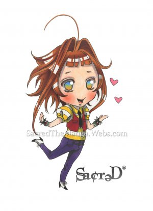 Sacred- Chibi Cellphone Charm 3