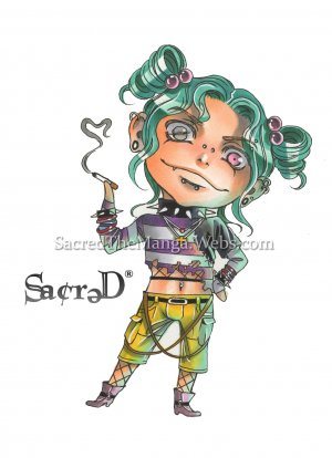 Sacred- Chibi Cellphone Charm 5
