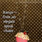 Cute pink CUPCAKE Necklace