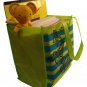 GREEN butterfly tote bag