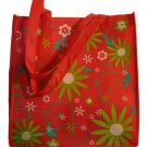 PINK floral tote bag