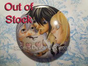 2.25 inch. Death Note- LMN Button