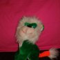 GREEN & ORANGE PLUSH LION * IF I ONLY HAD A HEART