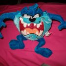 VERY RARE 1980'S BLUE TAZ DEVIL PLUSH...HAS HOOK 2 HANG