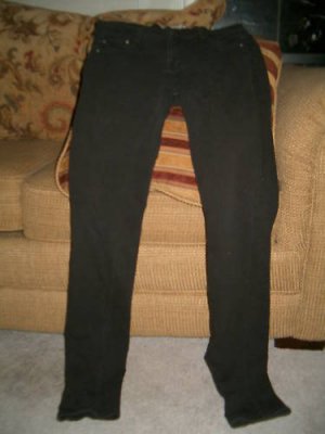JUNIORS PEACE LOVE VANILLA STAR JEANS * SIZE LARGE / 11