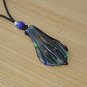 Lampwork Leaf Pendant Nursing Necklace