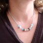 Java Blue Lampwork Necklace