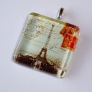 BUY 1 GET 1 FREE, Postcards of Love Glass Tile Pendant (12)