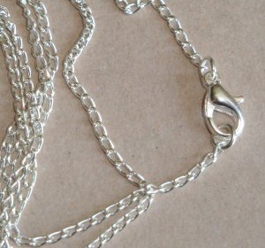 5 Silver Chains for Pendants