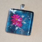 Jean Flowers, Glass Tile Pendant (13)