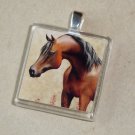 BUY 1 GET 1 FREE,  Glass Tile Pendant