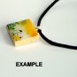 Hearts of Rainbow Scrabble Tile Pendant Necklace