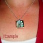 Star Light Glass Tile Pendant