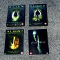 4 Alien DVDs - Region 2 Europe DVDs - Alien, Aliens, Alien 3, Resurrection