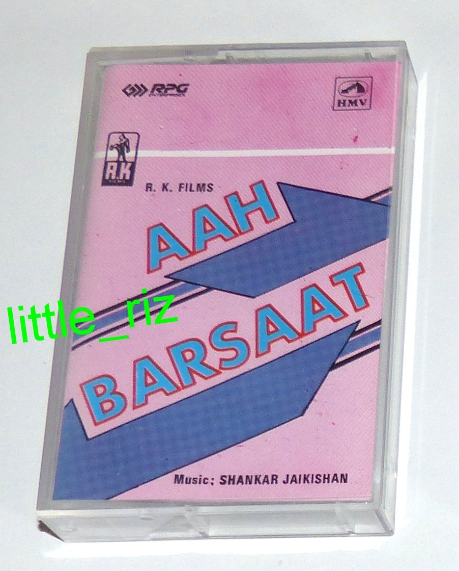 Aah (1953) / Barsaat (1949) – Bollywood Indian Soundtrack Cassette Tape HMV Shankar Jaikishan