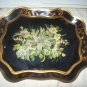 Antique Toleware Large Handpainted Tray