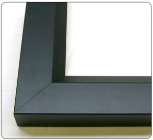 10 x 12 Block Style Black Wood Frame 10x12 -- skuF8789_10x12