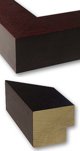 10 x 12 Block Style Brown Wood Frame 10x12 -- skuF10295_10x12