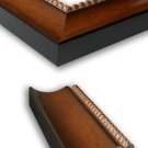 10 x 12 Brown and Copper Beaded Wood Frame 10x12 -- skuF9729_10x12