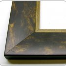 10 x 12 Brown w/ Gold WIDE Wood Frame 10x12 -- skuF10031_10x12