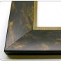 10 x 12 Brown w/ Gold WIDE Wood Frame 10x12 -- skuF10031_10x12