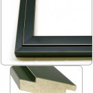 10 x 12 Inches Black w/ Gold Pinstripe Wood Frame 10x12 -- skuF10165_10x12