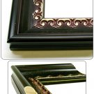 10 x 12 Mahogany w/ Silver Pattern Wood Frame 10x12 -- skuF10150_10x12