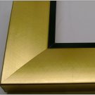 10 x 12 Wide Gold w/ Black  Wood Frame 10x12 -- skuF9918_10x12