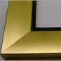 10 x 12 Wide Gold w/ Black  Wood Frame 10x12 -- skuF9918_10x12