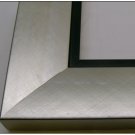 10 x 12 Wide Silver w/ Black Wood Frame 10x12 -- skuF9917_10x12