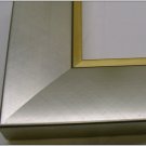 10 x 12 Wide Silver w/ Gold Wood Frame 10x12 -- skuF9916_10x12