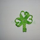 Shamrock hair clip