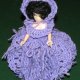 Lavendar Crochet Doll
