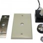 Rheostat Variable Speed Control Wall Plate and Bracket