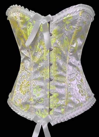 Floral Satin Corset