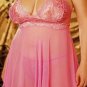 Sexy Chiffon & Lace Babydoll