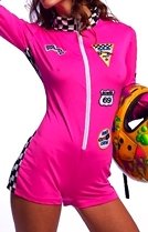 Auto Race Girl Costume
