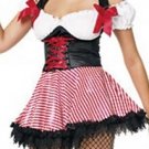 Sexy Beer Lady Gingham Dress